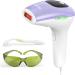 IPL devices hair removal for men and women 999 000 light impulses painless and durable body face bikini area (2-purple)