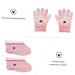 Healeved 2 Pairs Wax Gloves Spa Paraffin Wax Glove Paraffin Bath Liner Gloves Wax Hand Cover Foot Care Kit Paraffin Wax Cover Kit Paraffin Hand Spa Kit Foot Mask Nourish Pe Bag Red - Buy Online on GoSupps.com