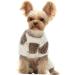 Fitwarm Thermal Pet Winter Clothes for Dog & Cat | Velvet Medium Cream White Pajamas - Buy Online on GoSupps.com