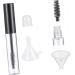 Beavorty 3 Sets Mascara Tube Funnel Mascara Sample Containers Clear Lash Mascara DIY Mascara Plastic Black - Buy Online on GoSupps.com