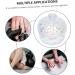 POPETPOP Para U as 1pc Nail Art Crystal Cup Nail Accessories Nail Art Pen Cleaning Cup Clear Plates Manicure Care Tools Container with Lid Nail Art Tools Dappen Dish for Nails Art Plate 8x8cm Assorted Color - Buy Online on GoSupps.com