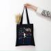 Buy Newsies Tote Bag | Musical Newsies Merchandise | Stylish Black Bag with Music Quote - Buy Online on GoSupps.com