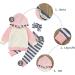 Toddler Hooded Sweatshirt & Pants Set - Pink Stripe | 3-6 Months - Buy Online on GoSupps.com