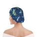 Dragonfly Shower Cap - Reusable Waterproof Hair Cap with PEVA Lining & Double Protection Layers - Buy Online on GoSupps.com