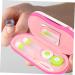 JECOMPRIS Double-Sided Glasses Case - Dual Contact Lens Solution & Travel Accessories | Portable Filigree Glass Box Storage - Buy Online on GoSupps.com