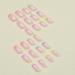 Rainbow French Tip Press On Nails - Colorful Square Fake Nails | Cute & Stylish Acrylic Nails for Women - Buy Online on GoSupps.com