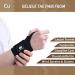 INDEEMAX Copper Wrist Brace Support 2 Pack for Carpal Tunnel, Arthritis, Tendonitis - Adjustable Compression Wraps with Splint - Men and Women - Black - Buy Online on GoSupps.com