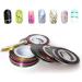 30Pcs Nail Sticker Rolls Striping Tape Line | Manicure Accessories for Nail Art Decoration | Random Color | Fashionable and Useful - Buy Online on GoSupps.com