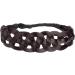 Gledola Hollow out Synthetic Hair Braided Headband Hairpiece Women Girl Beauty accessory for Women (Brunette Brown) - Buy Online on GoSupps.com