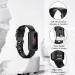 Kakurookie 2 Pack Compatible Bands with Case for Fitbit Luxe/Inspire Series - Rugged & Shockproof Design - Black+Clear - Men/Women - Buy Online on GoSupps.com