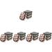 Gleavi 20 pcs Storage Pocket Cosmetics Pocket with zipper Travel bags wallet decor see bags for on the go Small cosmetic bag Pale little fresh pads