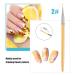 Sularpek 3PCS Nail Art Liner Brushes for UV Gel & Acrylic Painting - Short Strokes, Details & Blending - 7/9/11mm - Buy Online on GoSupps.com