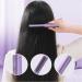 Rechargeable Mini Hair Straightener | 2023 Portable 2-in-1 Cordless Curler & Straightener | Adjustable Temperature Flat Iron Brush (Purple - Buy Online on GoSupps.com