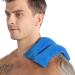 Atsuwell Heating Pad Microwavable 6x11 - Pain Relief for Cramps, Neck, Shoulders, Knee, Back - Moist Heat Pack for Muscles & Joints - Blue - Buy Online on GoSupps.com