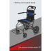 Portable Folding Wheelchair Manual Ultralight Transport Wheelchair Aluminum Folding Wheelchairs with Hand Brake Travel Wheelchair for The Elderly and Children - Buy Online on GoSupps.com