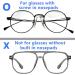 10-Part Silicone Glasses U-Form Screw-In Clear Nasal Pads Set with Micro Screwdriver | CKANDAY 42mm Non-Wing Anti-Drop Saddle Bridge Nose Pads for Glasses & Sunglasses - Buy Online on GoSupps.com