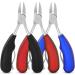 1pc Beauty Sharp Curved Paronychia Remover Nail Scissors Manicure Toes Dead Skin Pliers Trimming Nail Clipper Nipper A-Red - Buy Online on GoSupps.com