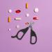 SOLUSTRE Scissors-Shaped Pill Cutter - Stainless Steel Pill Splitter for Precise Tablet Division - Ideal for Vitamins & Medications - Buy Online on GoSupps.com