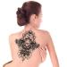 Extra Large Floral Temporary Tattoo for Women - Realistic Fake Neck Tattoo Mandala Sticker - Long Lasting & Unique Body Flower Design (30x26cm) - Buy Online on GoSupps.com