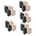 Mobestech 20 Pairs Heel Sticker Half Size Pad Convenient Heel Liners Non-Skid Shoe Pads Convenient Heel Stickers Kid Stickers Foam Padding Imitation Suede Foot Children's Shoes