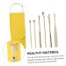 Hemoton Silicone Ear Picking Tool Set - Earwax Cleaner & Remover - 3 Golden Pieces - 11.5X2.7X1cmx3pcs - Buy Online on GoSupps.com
