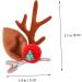 minkissy 6 Pairs Christmas Antler Hair Clip Christmas Hair Clips Antler Hairpins Red Hair Clips Hair Accessory for Girls Christmas Cosplay Accessories Antler Ear Headpiece Kids Hairpin Cute - Buy Online on GoSupps.com