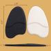 Skyfoot Anti-Sliding Metatarsal Pads - Microfiber Ball of Foot Cushions for Pain Relief and Slip Reduction - Pale Apricot+Black - Buy Online on GoSupps.com