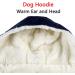 Vecomfy Fleece Lining Small Dog Hoodie Winter Jacket with Hood, Extra Warm Puppy Coat in Blue - Size S - Buy Online on GoSupps.com