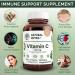 Natural Nutra Vitamin C 500mg Supplement - Immune & Heart Health Support - Youthful Skin & Overall Wellness - 100 Vegan Tablets - Buy Online on GoSupps.com