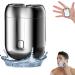 2024 New Upgrade Pocket Shaver USB Mini Shavers for Men 2024 New Upgrade Pocket Shaver Electric Mini Portable Razor Rechargeable Waterproof Compact Electric Shaver For Home Car Travel (Silver)