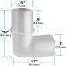 2 Pack - Impresa Replacement Tubing Elbow 37394 for AirSense10 - ResMed Compatible - Buy Online on GoSupps.com