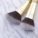 DUcare Duo End Makeup Brushes Set - Foundation, Powder, Contour Tools | Synthetic Cosmetic Brushes 2Pcs D01 - Buy Online on GoSupps.com