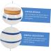 HOMSFOU 5pcs Kitchen Sauce Bottle Glass Ceramic Olive Oil Dispenser Oil Pot Can Containers with Lids Salad Oil Salad Dressing Container Seasoning Holder Condiment White Small Tools 13X7.5X4.3CMx5pcs Whitex5pcs - Buy Online on GoSupps.com