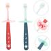 Buy TOVINANNA 6 Pack Silicone Baby Toothbrush | 360 Children s Travel Toothbrush for Oral Care - Buy Online on GoSupps.com