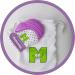 Mouthie Mitt Baby Teething Gloves Purple