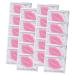 PartyKindom Exfoliating Lip Masks 20pcs Portable Lip Care Gel Pads Removes Dead Skin for Women Random Style