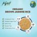 Koalakoi ORGANIC Certified Brown Jasmine Rice | Rich in fibre and nutrients | Premium quality non-GMO Natural rice grain no Additives or Preservatives (1.8kg) - Buy Online on GoSupps.com