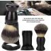 Sluffs Beard Brush Holding Stand for Men - Professional Acrylic Razor Tool Holder - Black Bracket for Beard Brushes - Buy Online on GoSupps.com