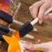 20pcs 1 Inch Black Foam Paint Brush Set for Art Projects, Acrylics, Stains, Varnishes, Crafts - Buy Online on GoSupps.com
