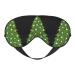 Xmas Green Tree Print Ultra-Soft Light-Blocking Eye Mask for Optimal Comfort and Restful Sleep