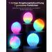 RGB Dynamic Light Alarm Clock - Sunrise Simulation 14 Colors 7 Natural Sounds Dual Alarms & Slumber Function - International Shipping - Buy Online on GoSupps.com