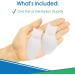 Ballen Pillow Protection - 4 Pack Bale Corrector Pads with Toe Spreader | Gel Relief for Hallux Valgus Foot Pain Calluses & Corns | International Shipping - Buy Online on GoSupps.com