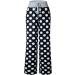 Shop Women's Plus Size Wide Leg Jogging Pants | Casual Dot Print Bohemian Style Beach & Homewear Pants - Buy Online on GoSupps.com