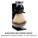 Parker Deluxe Synthetic Silvertip Shaving Brush - Black & Chrome Handle - Buy Online on GoSupps.com