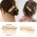 6-Pack Vintage Hair Side Combs for Women & Girls - Bridal Golden Decorative Clips for French Twist & Hair Accessories - Buy Online on GoSupps.com