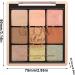 Palette de Maquillage Fard Paupi res Fard Joues Illuminateur - Cosm tiques Doux Tenue Longue Soins Peau Mature Visage Yeux Beaut Voyage Soir e # 02 - Buy Online on GoSupps.com