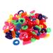 Autone Hair Ties for Children Girls Colorful Elastic 100pcs