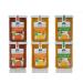Ralf Moll Fasting soups |6x380ml organic soup in glass |Losing weight with soup interval fasting fasting cure souping |Tomate carrot sweet potato