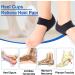 Plantar Fasciitis Relief Heel Cups for Men & Women | Shock Absorption Heel Cushions & Protectors for Heel Pain Spur & Cracked Heels - Sizes W 6-9.5 / M 5-8.5 - Black - Buy Online on GoSupps.com