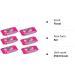 6-Pack Vanish Stain Remover Pre-Wash Bar 75g - Laundry Washing - Pink Color - Buy Online on GoSupps.com